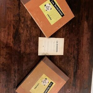Coffee Table LA BOHEME 10 Album complete Set in Brown and Tan with authenprogram